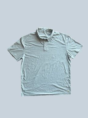 Vuori Polo Shirt Size XL Green Short Sleeve Casual Athleisure Top